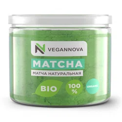 VEGANNOVA Матча японский зеленый чай 100 гр