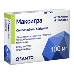 МАКСИГРА 100 мг №4 таб