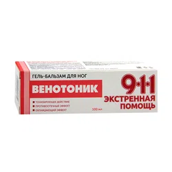 MIRROLLA Гель-Бальзам для ног 911 Венотоник 100мл