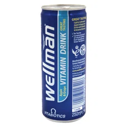 VITABIOTICS Напиток витаминный Wellman Яблоко-Виноград 250мл