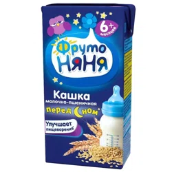 ФРУТО НЯНЯ Перед сном Каша молочная пшеничная 200мл