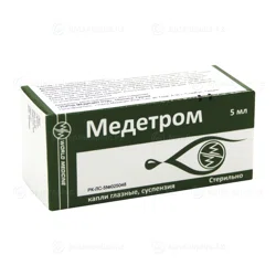 МЕДЕТРОМ 5 мл капли глазн.  Тобрамицин 3 мг, Дексаметазон микронизированный 1 мг