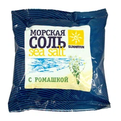 МЕДИКАЛФОРТ Sunmarin соль косметическая морская природная с ромашкой 1 кг