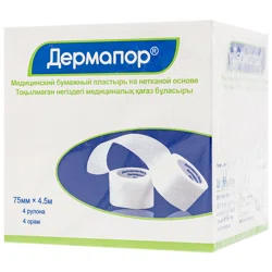 UNIFEROZ Пластырь бумажный Дермапор 75мм*4,5м