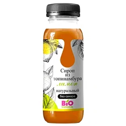 BIO NATIONAL Сироп из топинамбура лимон без сахара 250мл