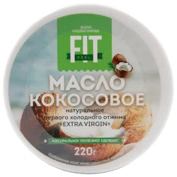 FIT FEEL Масло Кокосовое Натуральное Холодного отжима 220гр