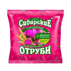 ФАБРИКА ЗДОРОВОГО ПИТАНИЯ Сибирские отруби с расторопшей 200гр