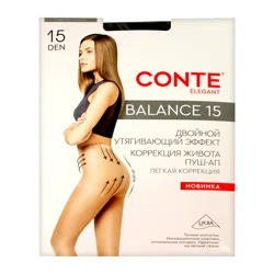 CONTE ELEGANT BALANCE 15 Колготки nero р.3