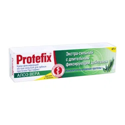PROTEFIX Крем фиксирующий для зубных протезов Алоэ вера 47гр