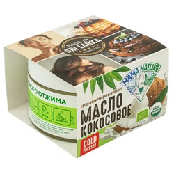 MAMA NATURE Масло кокосовое нерафинированное 250мл