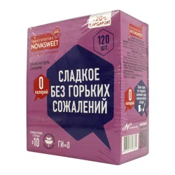 NOVASWEET Заменитель сахара 120 шт сладкое без горьких сожалений