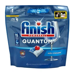 FINISH POWERBALL Капсулы для посудомоечной машины QUANTUM 15шт