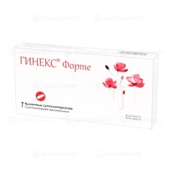 ГИНЕКС ФОРТЕ 750 мг/200 мг №7 супп. ваг    Метронидазол/Миконазол