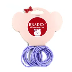 BRADEX KIDS Набор резинок 10 шт фиолетовый