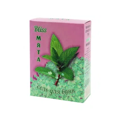 BLISS Соль для ванны, мята 450гр