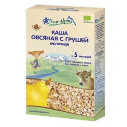 FLEUR ALPINE Каша овсяная молочная груша с 5 месяцев 200 гр