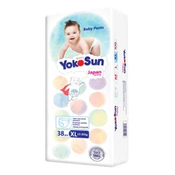YOKO SUN Подгузники-трусики XL 12-20кг 38шт