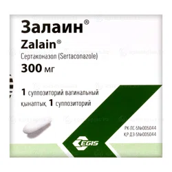 ЗАЛАИН 300 мг №1 супп.ваг Сертаконазол