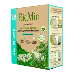 BIO MIO Таблетки для посудомоечной машины эфирное масло эвкалипта 100 таблетки
