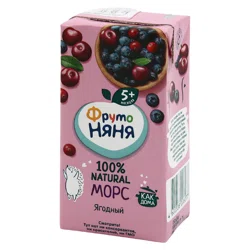 ФРУТО НЯНЯ Морс из ягод  0.2л