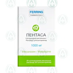 ПЕНТАСА 1000 мг №28 супп рект   Месалазин