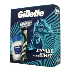 GILLETTE Набор Mach3 бритва+ Лосьон после бритья 50мл
