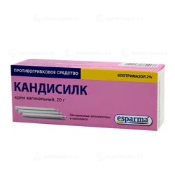 КАНДИСИЛК 2% 20 г крем вагинальный  Клотримазол