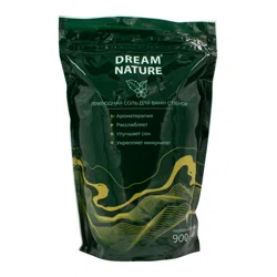 DREAM NATURE Соль для ванн с пеной Череда и крапива 900гр