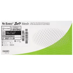 BARD SOFT MESH Имплантат-сетка облегченная 4,5*10см 0117012
