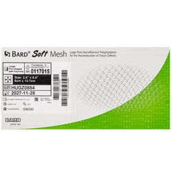 BARD SOFT MESH Имплантат-сетка облегченная 6*13,7 см 0117015