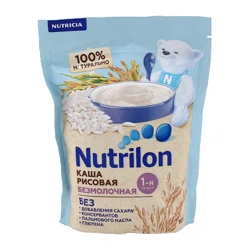 NUTRILON Каша безмолочная рисовая 1-я ложка 180г