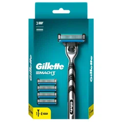 GILLETTE Бритва MACH3 + 4 кассета