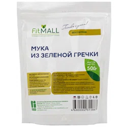 ПИТЭКО FITMALL Мука из зеленой гречки без глютена 500гр