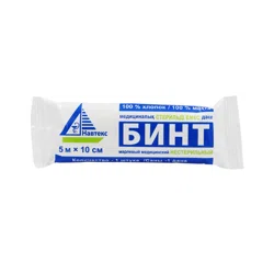 НАВТЕКС Бинт марлевый нестерильный 5м*10см в упаковке