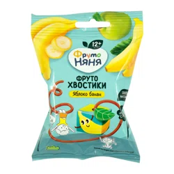 ФРУТО НЯНЯ Кусочки фруктовые Яблоко-банан 15гр