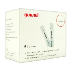 YUWELL Тест-полоски на глюкометр модель 660  50шт