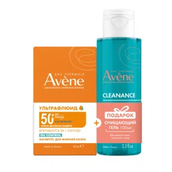 AVENE SUN Ультрафлюид солнцезащитный матирующий SPF50+  50мл