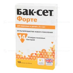 PM Мульти-пробиотик БАК-СЕТ Форте 14 10кап