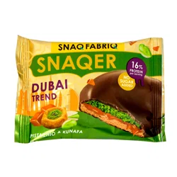 SNAQ FABRIQ Печенье глазированное с фисташковой пастой и карамелью 45гр