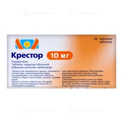 КРЕСТОР 10 мг №28 таб Розувастатин