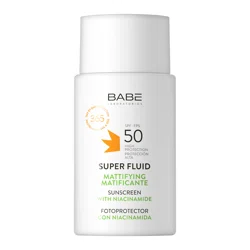 BABE LABORATORIOS Флюид солнцезащитный матирующий SPF50 50мл