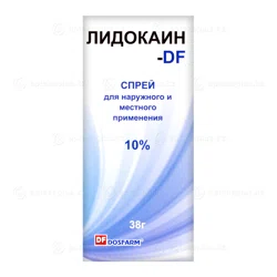 ЛИДОКАИН DF 10% 38 г аэрозоль
