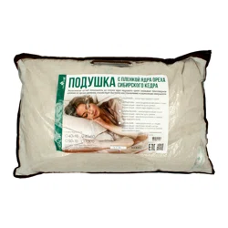 ОСТ SMART TEXTILE Подушка с пленкой ядра ореха сибирского кедра 40*60см