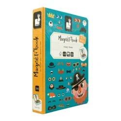 САКС Книга магнитная Janod Смешные лица-мальчик