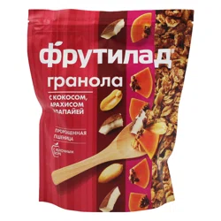 ФРУТИЛАД Мюсли запеченные с кокосом/арахисом и папайей 270гр