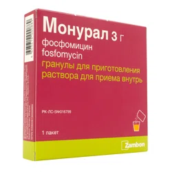 МОНУРАЛ 3 г №1 гран д/приг. р-ра  Фосфомицин