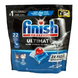 FINISH POWERBALL Таблетки для посудомоечной машины ULTIMATE 22шт