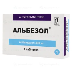 АЛЬБЕЗОЛ 400 мг №1 таб  Альбендазол