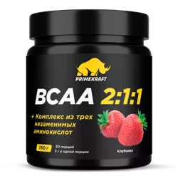 PRIMEKRAFT BCCA 2:1:1 Продукт диетический со вкусом Клубники 150гр