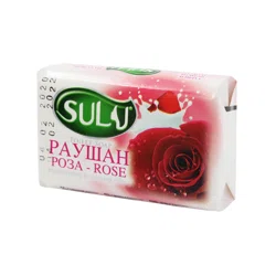 SULU Мыло туалетное Роза 90гр